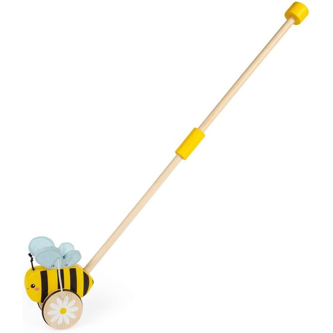 BigJigs Duwstok - Bij