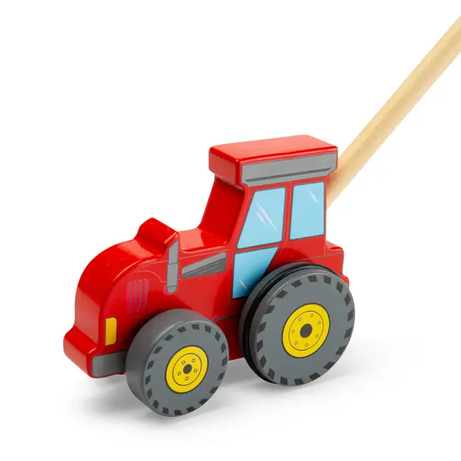 BigJigs Duwstok - Tractor
