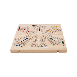 Engelhart Toc - Keezen - Bordspel - 6 spelers - Opklapbaar- Hout