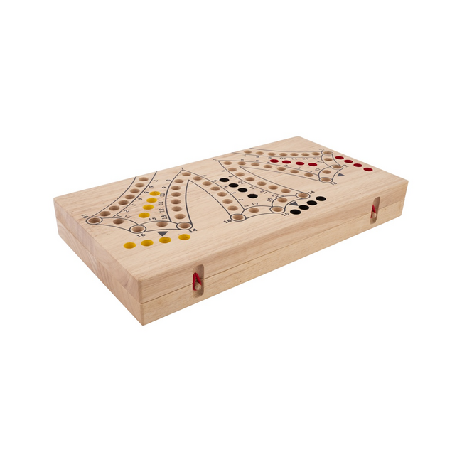 Engelhart Toc - Keezen - Bordspel - 6 spelers - Opklapbaar- Hout