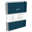 Comello Agenda - 2027 - Thuiswerkagenda - Blauw - Groot - 17,5x25cm