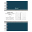 Comello Agenda - 2027 - Thuiswerkagenda - Blauw - Groot - 17,5x25cm