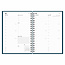 Comello Agenda - 2027 - Thuiswerkagenda - Blauw - Groot - 17,5x25cm