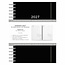 Comello Agenda - 2027 - Thuiswerkagenda - Zwart - Groot - 17x24cm
