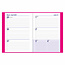 Comello Week agenda - 2027 - 17 maanden - 14,8x21cm - Magenta