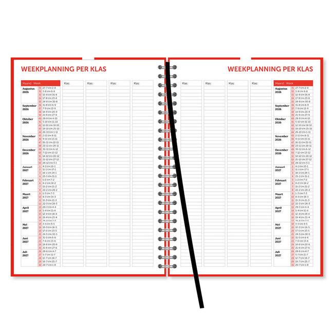 Comello Agenda - 2027 - Docentenagenda - 365 dagen - A5 - 14,8x21cm