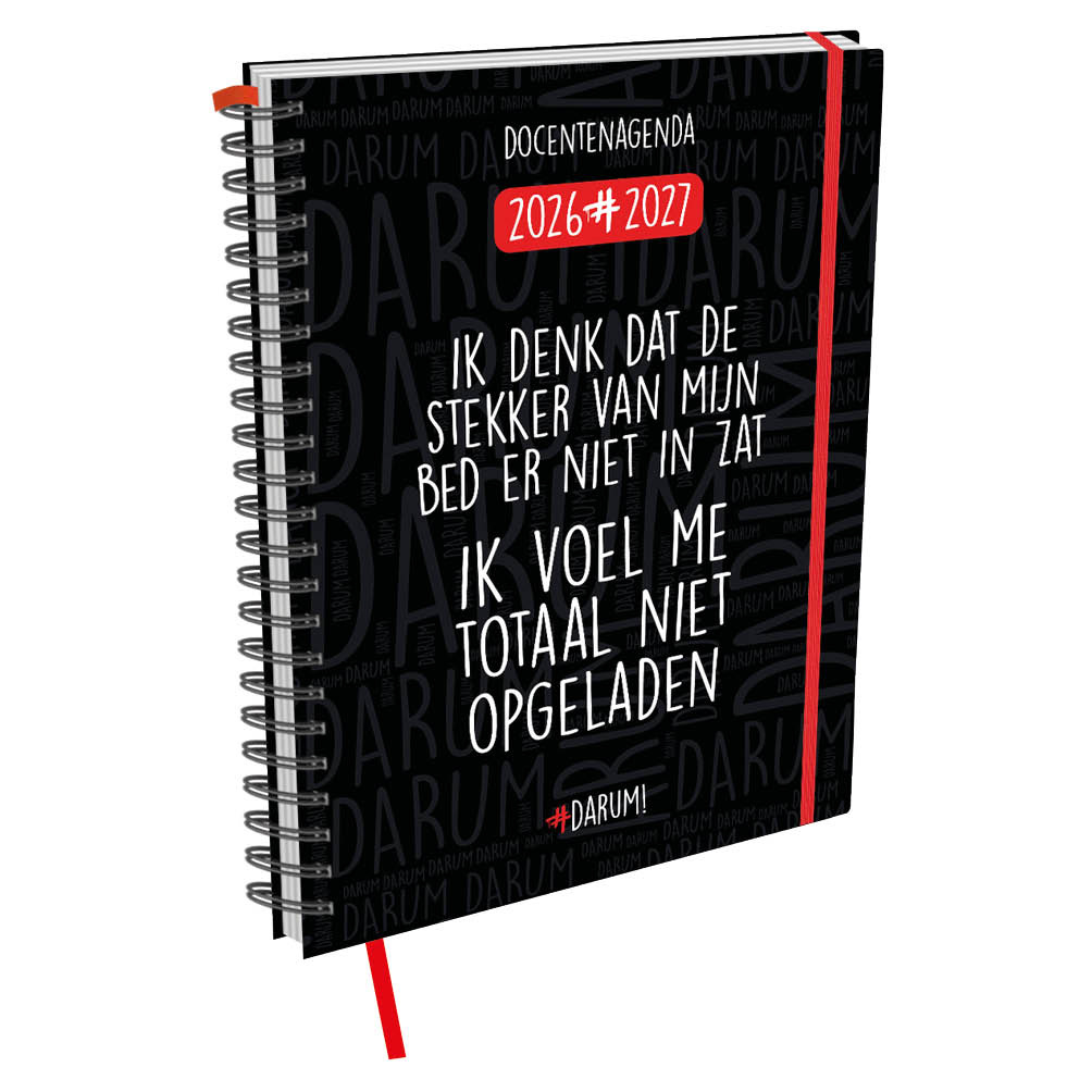 Agenda - 2027 - Docentenagenda - Darum! - A5 - 14,8x21cm