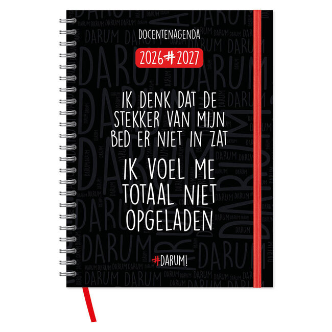 Comello Agenda - 2027 - Docentenagenda - Darum! - A5 - 14,8x21cm