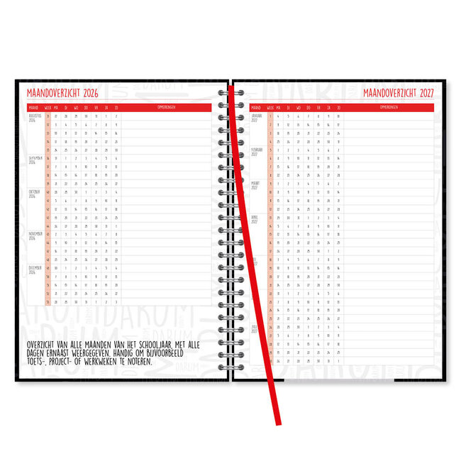 Comello Agenda - 2027 - Docentenagenda - Darum! - A5 - 14,8x21cm