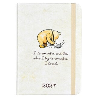 Comello Agenda - 2027 - Compact - 16 maanden - Winnie the Pooh - 12,7x17,8cm