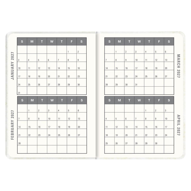 Comello Agenda - 2027 - Compact - 16 maanden - Winnie the Pooh - 12,7x17,8cm