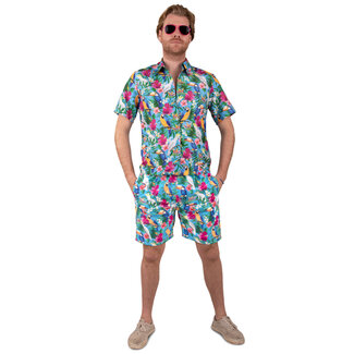 PartyXplosion Zwembroek - Hawaii - Blauw - L/XL