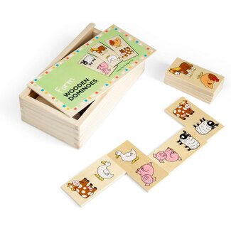 BigJigs Spel - Domino - Boerderij