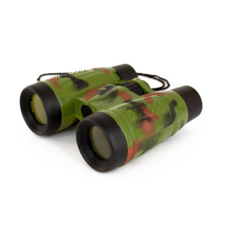 PartyXplosion Verrekijker - Camouflage - Kunststof - Met koord