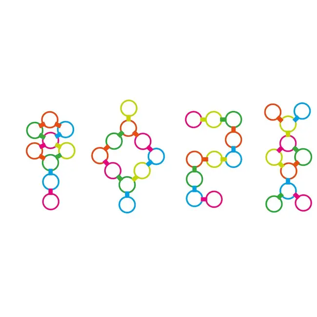 Edugro Sport & spel ringen - 10 ringen & 10 verbindingsstukken