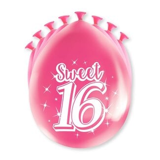 Paper Dreams Ballonnen - Sweet 16 - 16 jaar - 30cm - 8st.