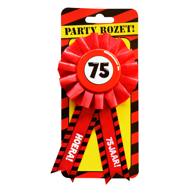 Paper Dreams Rozet - 75 jaar - Verkeersbord