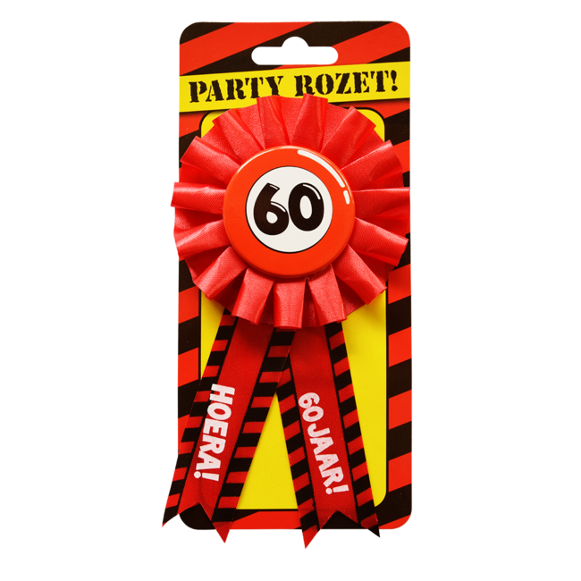 Paper Dreams Rozet - 60 jaar - Verkeersbord