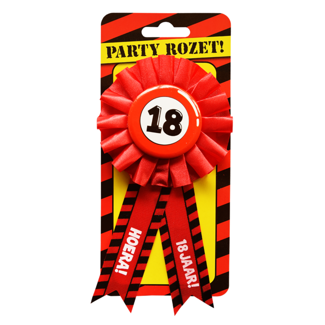 Paper Dreams Rozet - 18 jaar - Verkeersbord