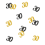 Paper Dreams Tafeldecoratie - 30 jaar - Confetti - Goud / zwart