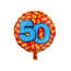 Paper Dreams Folieballon - 50 jaar - Rood/blauw - 46cm