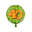 Paper Dreams Folieballon - 40 jaar - Groen/geel - 46cm