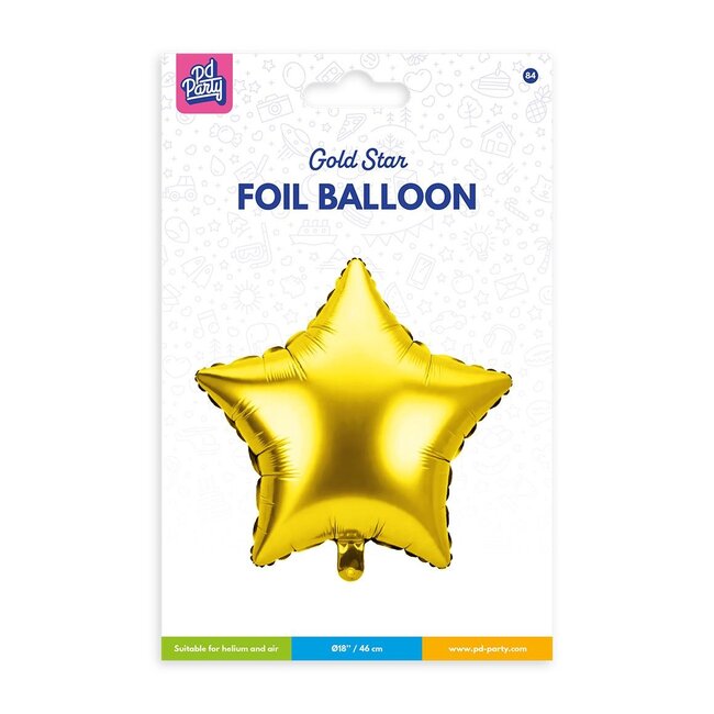 Paper Dreams Folieballon - Ster - Goud - 46cm