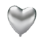 Paper Dreams Folieballon - Hart - Zilver - 46cm