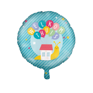 Paper Dreams Folieballon - Welkom thuis - Slak - 46cm