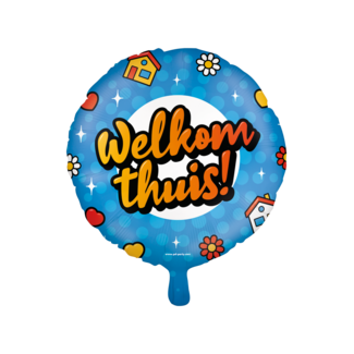 Paper Dreams Folieballon - Welkom thuis - Cartoon - 46cm