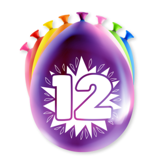 Paper Dreams Ballonnen - 12 jaar - 30cm - 8st.