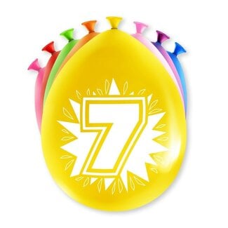Paper Dreams Ballonnen - 7 jaar - 30cm - 8st.