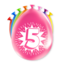 Paper Dreams Ballonnen - 5 jaar - 30cm - 8st.