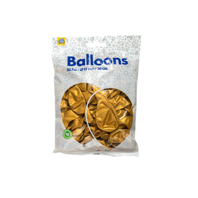 Paper Dreams Ballonnen - Metallic goud - 30cm - 50st.