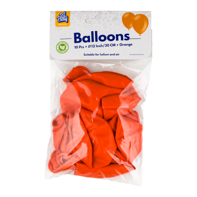 Paper Dreams Ballonnen - Oranje - 30cm - 10st.
