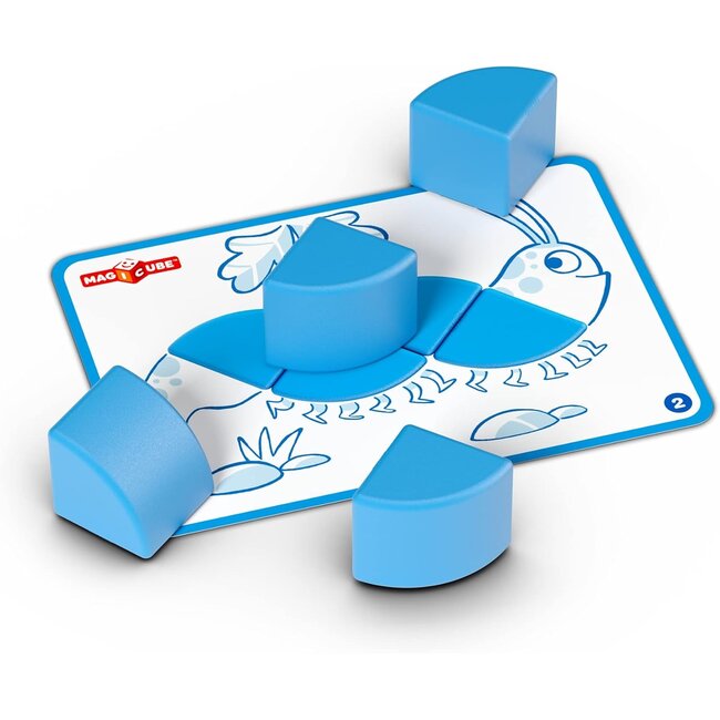 Geomag Geomag - Magicube - Magnetische blokken - Vormen en kaarten - 16dlg.