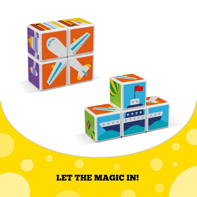 Geomag Geomag - Magicube - Magnetische blokken - Transport en kaarten - 7dlg.