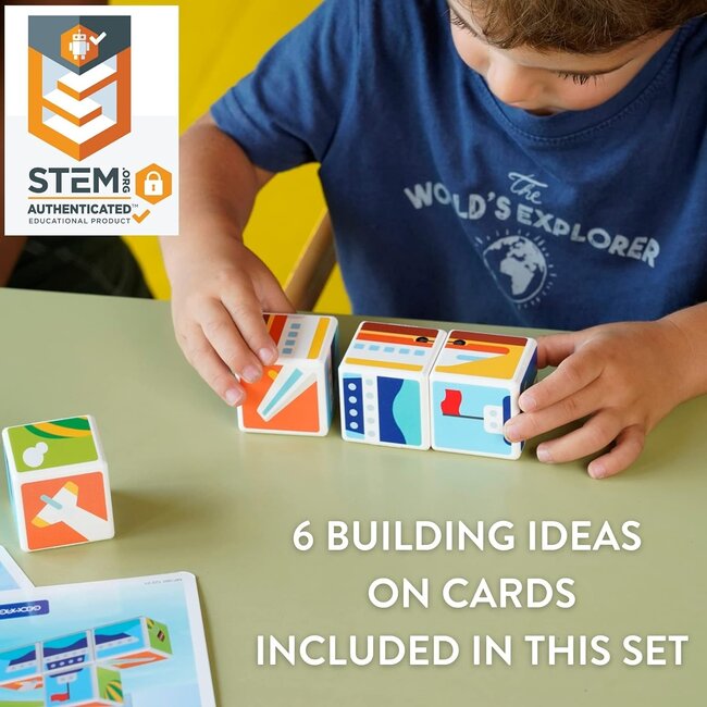 Geomag Geomag - Magicube - Magnetische blokken - Transport en kaarten - 7dlg.