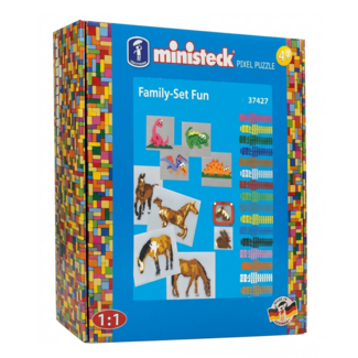 Ministeck Ministeck - Mozaïek - Family fun - XL box - 1800dlg.