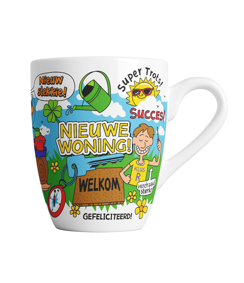 Mok - Cartoonmok - Nieuwe woning
