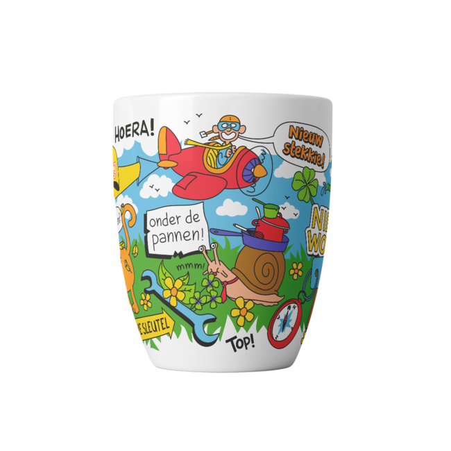 Paper Dreams Mok - Nieuwe woning - Cartoon