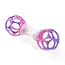 Grijpspeeltjes set - Oball - Babybal & rammelaar - Roze/paars