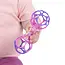 Grijpspeeltjes set - Oball - Babybal & rammelaar - Roze/paars