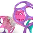 Grijpspeeltjes set - Oball - Babybal & rammelaar - Roze/paars