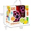 Grijpspeeltjes set - Oball - Babybal & rammelaar - Roze/paars