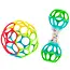 Grijpspeeltjes set - Oball - Babybal & rammelaar - Regenboog