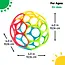 Grijpspeeltjes set - Oball - Babybal & rammelaar - Regenboog