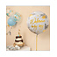 Haza-Witbaard Folieballon - Welcome baby boy - Safari - 45cm - Zonder vulling