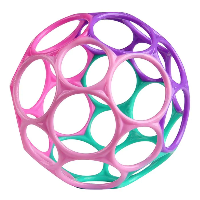 Grijpspeeltje - Oball - Roze/paars