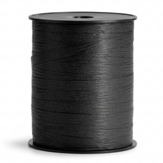 Haza-Witbaard Cadeaulint - Zwart - Papier - 250m x 10mm